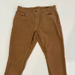 Bonobos Men’s Corduroy Pants – Brown, Size 36x30